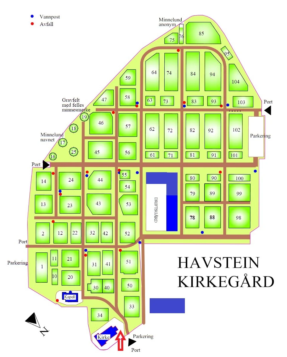 Havstein gravplass